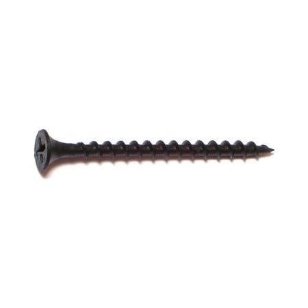 Buildright Drywall Screw, #6 x 2 in, Steel, Flat Head Phillips Drive, 3500 PK 06804